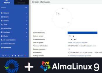 Install Virtualmin and Webmin on AlmaLinux 9 in 4 steps