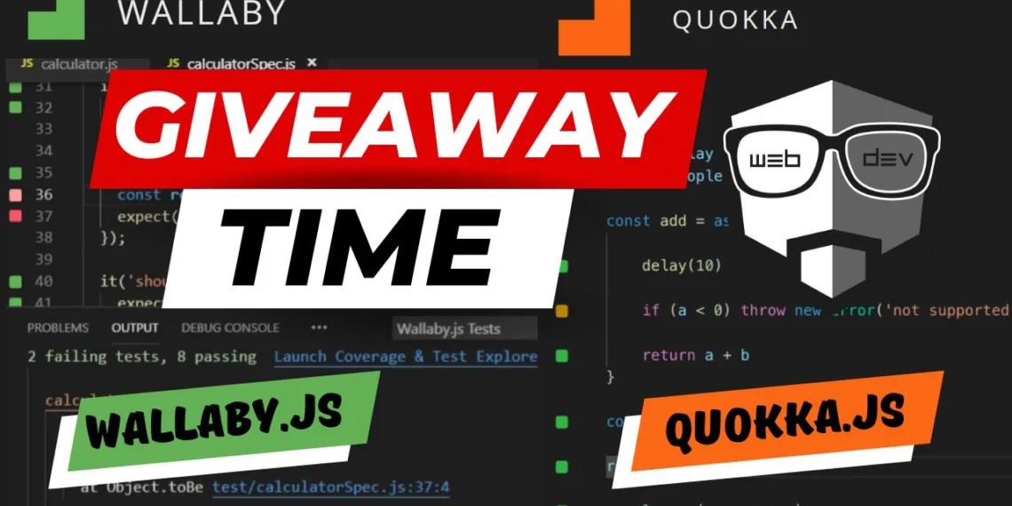Quokka.js and Wallaby.js Giveaway